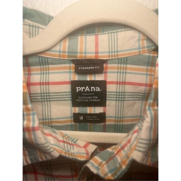 prAna Benton Short-Sleeve Woven Shirt New - Picture 3 of 6